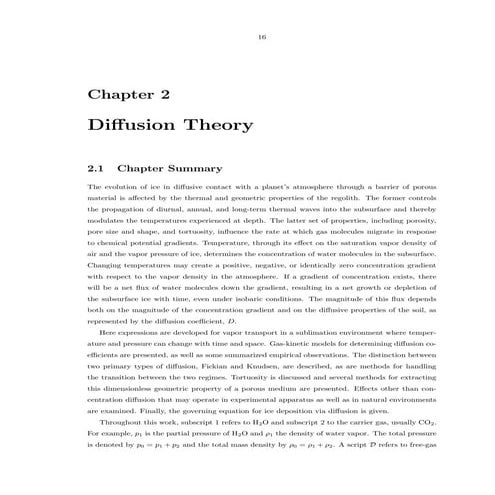 Difusion theory