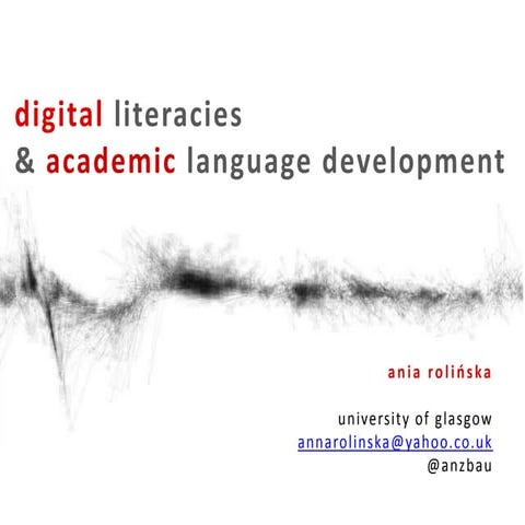 Digital literacies and academic development