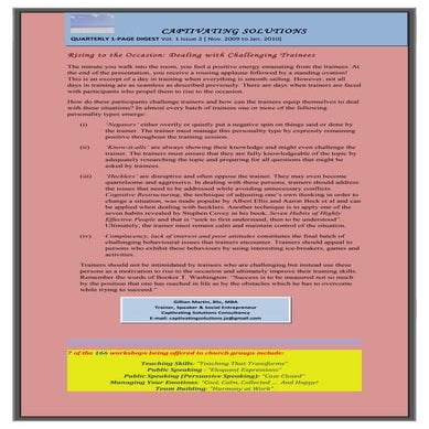 Rising to the occasion