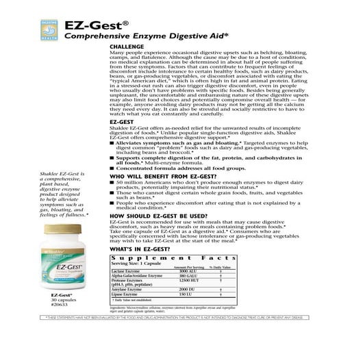 Digestive+Enzymes | PDF