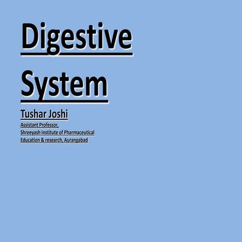 Digestive system