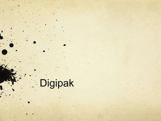 Digipack Draft 2 | PPTX