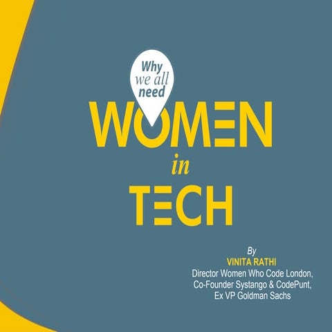 Why we all need women in tech