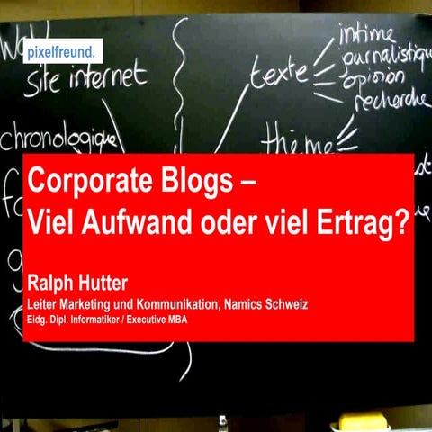 Corporate Blogs