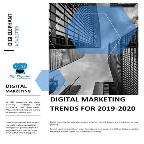 Digital Marketing Trend 2019-20 - Digi elephant Digital Marketing Agency