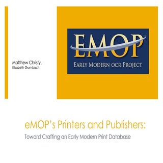 Digital Frontiers 2015: eMOP's Impr...