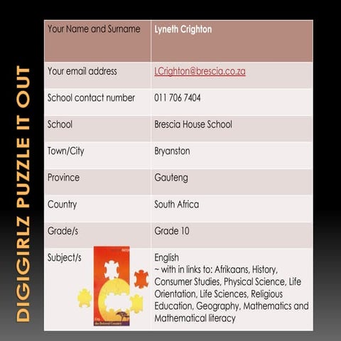 Digi girlz puzzle it out