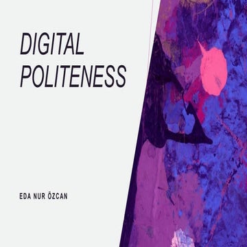 Digital Politeness