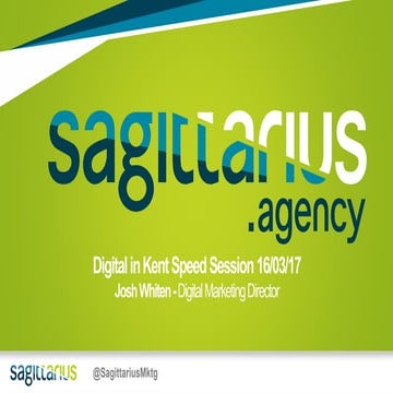 Digital in Kent Speed Session - 16th March 2017