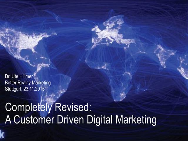 Customer Driven Digital Marketing 