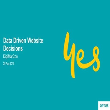 Data Driven Website Decisions for SEO and CRO