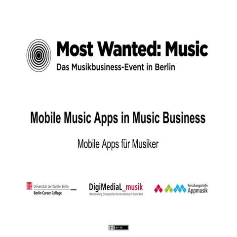Mobile Apps für Musiker / Matthias Krebs