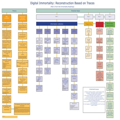 Digital immortality Roadmap