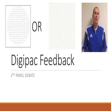 Digipac feedback