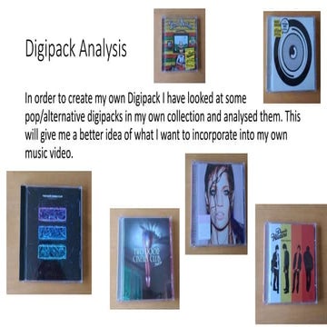 Digipak Analysis - Arctic Monkeys | PPTX