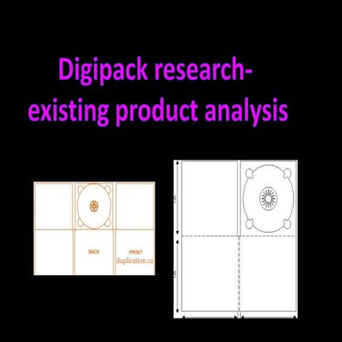 Digipack analysis  McFly