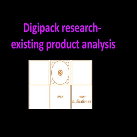 Digipack analysis Robbie Williams