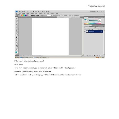 Photoshop tutorial we made | PDF