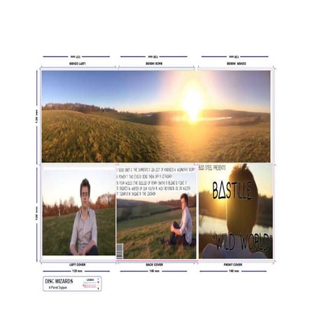 Digipak Template (without CD) | DOCX
