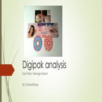 Digipak analysis