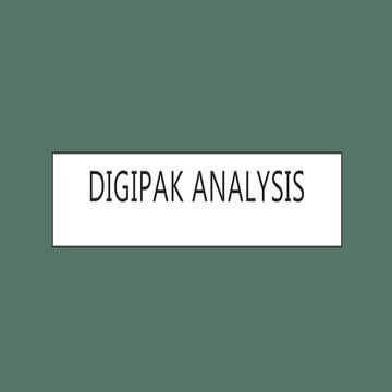 Digipak Analysis