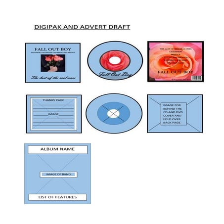 Digipak and Magazine Advert Draft
