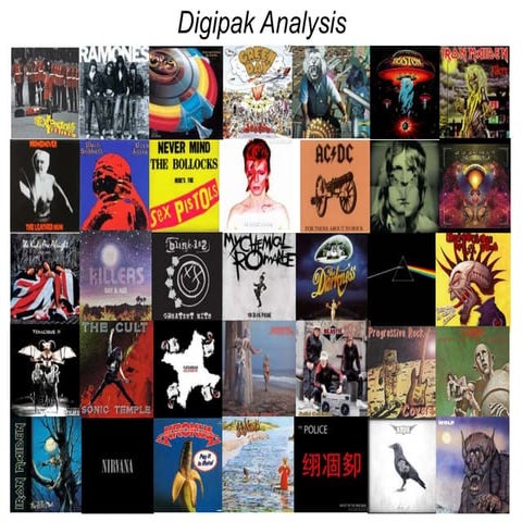 Digipak and magazine advert analysis 