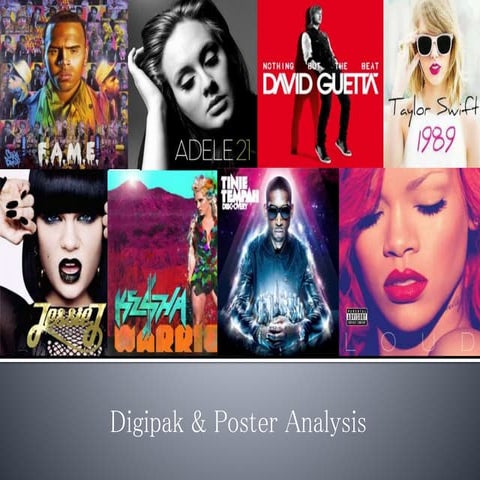 Digipak and poster analysis