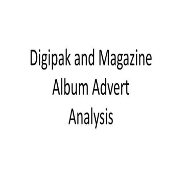 Digipak and poster analysis (2)2
