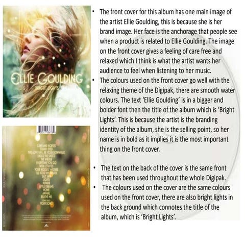 Digipak analysis Kanye | PPTX
