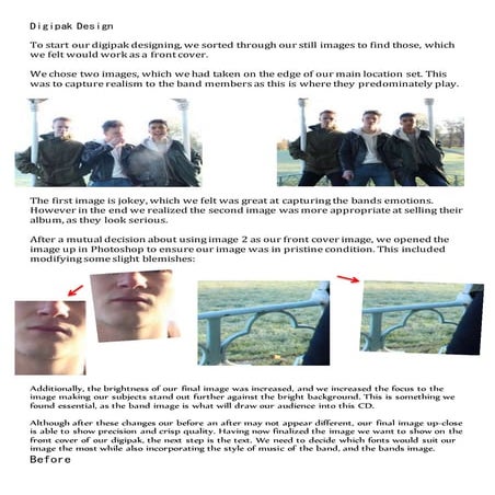 Digipak design analysis   lou