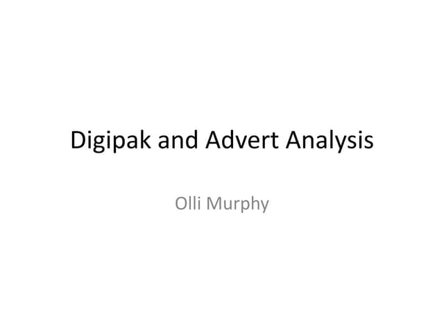 Digipak evaluations