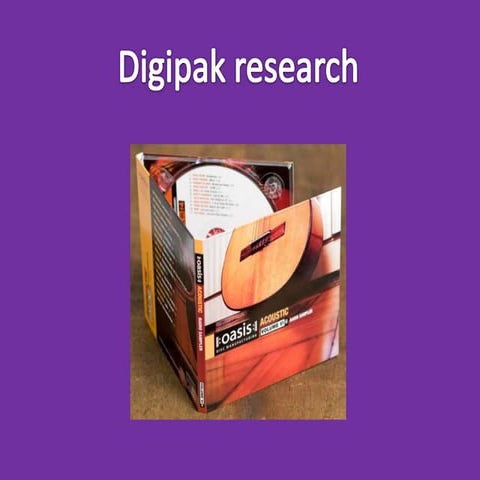 Digipak research