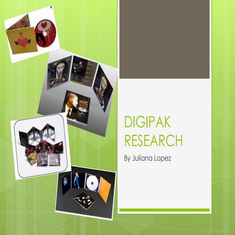 A2 Media Studies Digipak Analysis | PPTX