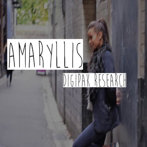 Eiriel's Digipak research and portfolio