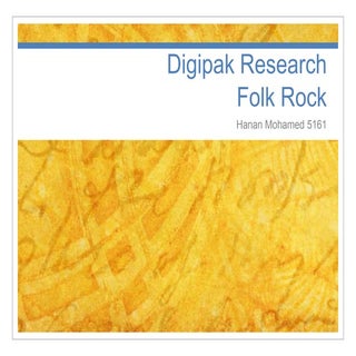 Digipak research last