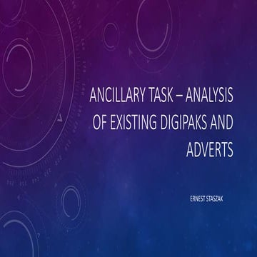Digipaks analysis   ancillary task - december