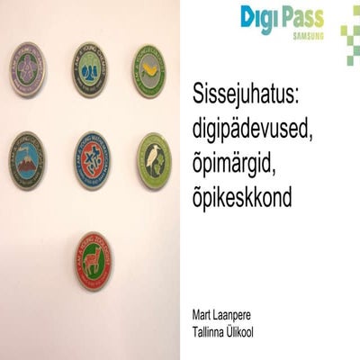 Samsung Digi Pass õpimärgid