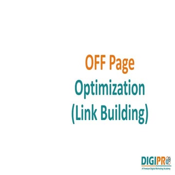   seo - offpage part i