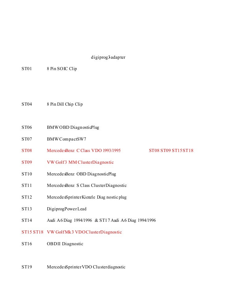 Digiprog 3 4.94 Инструкция
