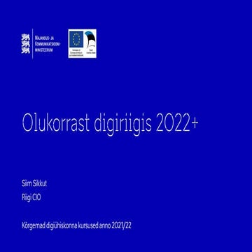 Siim Sikkut_Digiriigist 2021