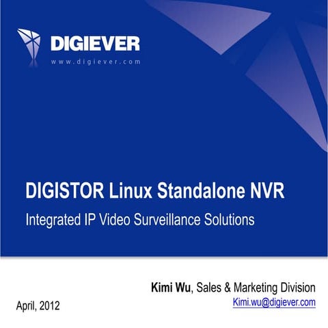 Digistor standalone NVR - Info tech Middle East