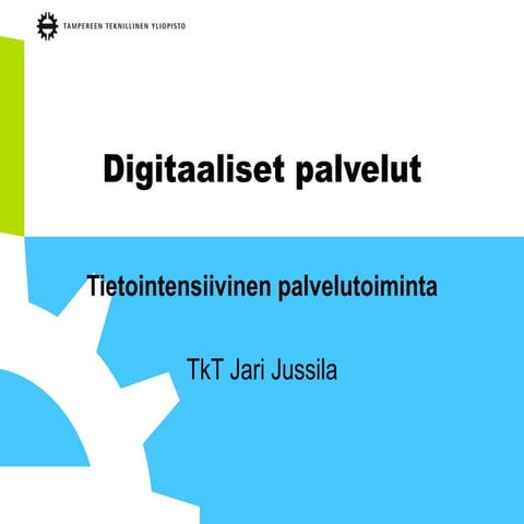 Digitaaliset palvelut
