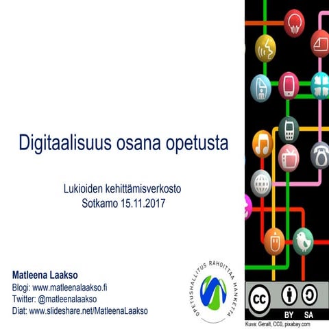 Digitaalisuus osana opetusta 15.11.17