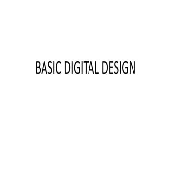 DIGITAL DESIGN | PPT