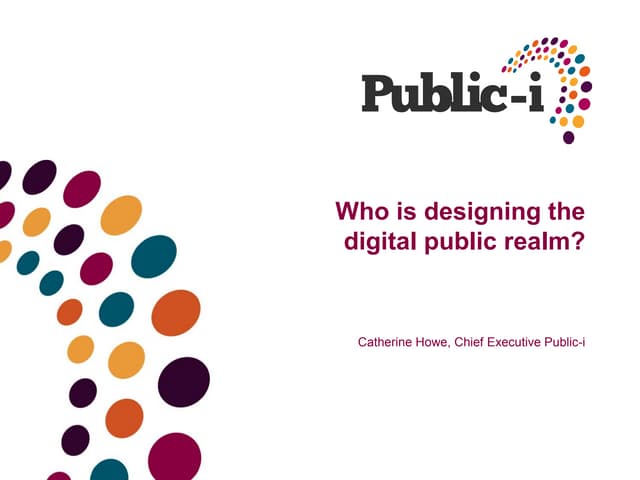 Digital civic space may 2013