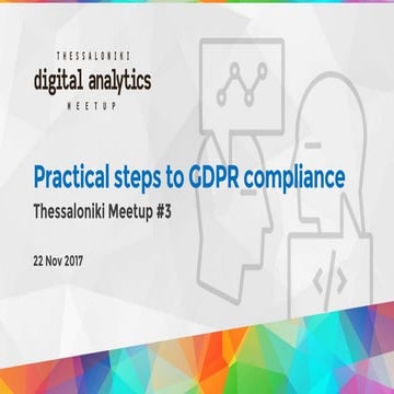 Web analytics: Practical steps to GDPR compliance