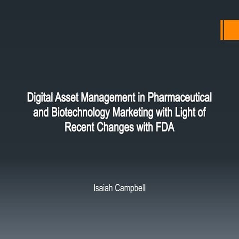 Digital Asset Management in Pharma