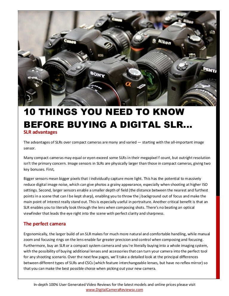 Digital Camera Reviews 10 Things You Need to Know Before Buying a D…