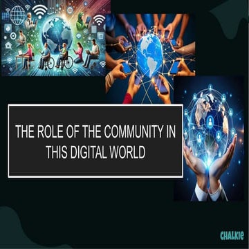 The Role of Community in Fostering Digital Citizenship and Combating ...